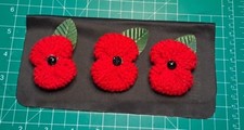 knitted poppy