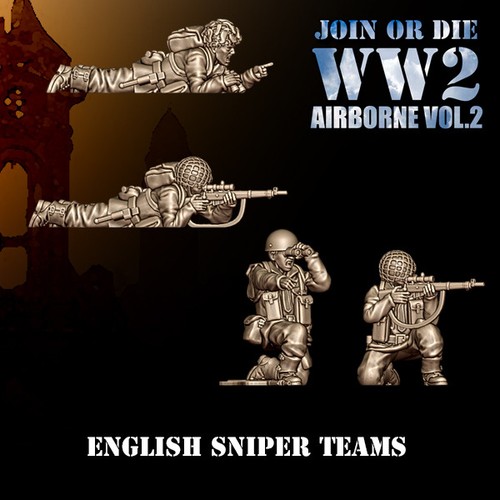 28mm ww2 brit para sniper - sniper, team