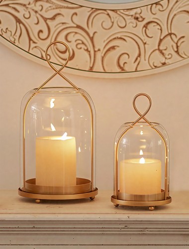 Nuptio candle holder - holder, gold