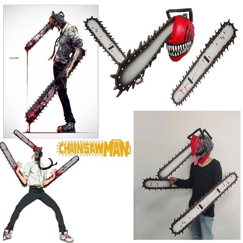 Chainsaw man cosplay halloween - chainsaw,