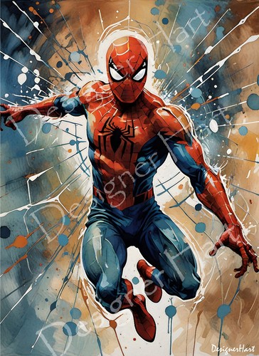 Spider man poster painting - poster, /