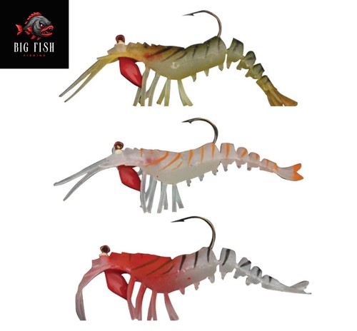 Zebra soft shrimp livebait - x,