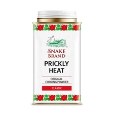 Snake Brand Prickly Heat Classic Cooling Powder-140g Cooling Relief In Hottest S