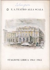 Opera Programme 1965 La Scala Lohengrin Thomas Bjoner Varnay Krause Sawallisch