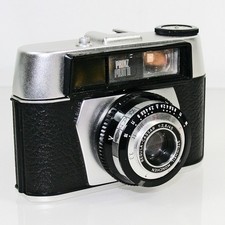PRINZ PILOT III VINTAGE c.1960's 35mm FILM CAMERA & CASE WORKING SHUTTER - RSPCA