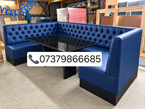 Blue button tufted upholstered - button,