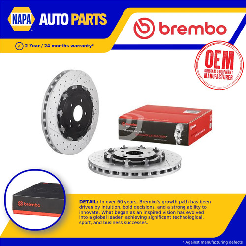 Brake discs pair vented - discs,
