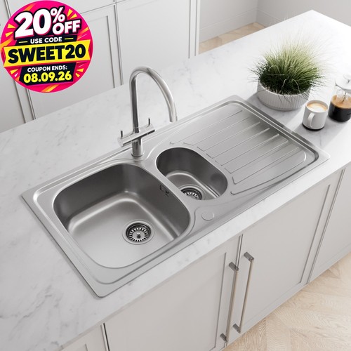 Stainless steel kitchen - kitchen, sink