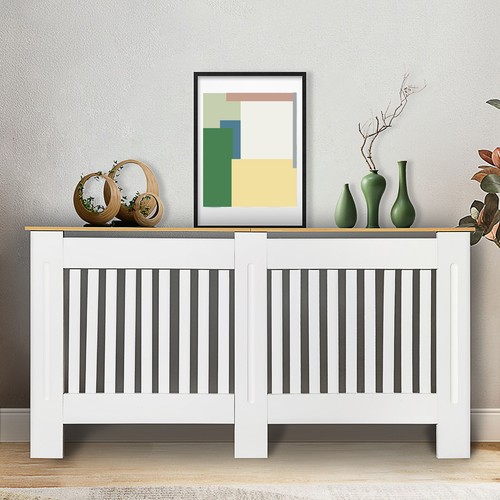 White radiator cover cabinet - cover,