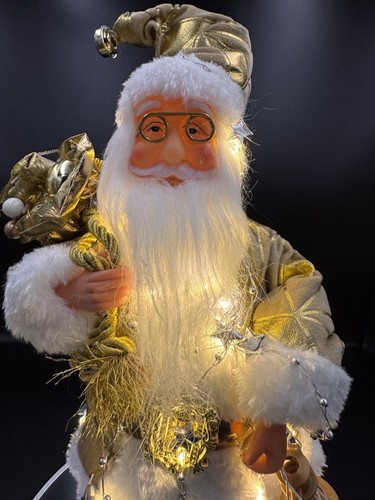 Led standing santa claus - standing, 35cm
