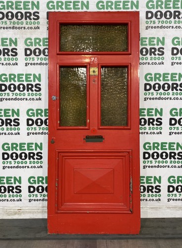 Wooden panel front door - panel,