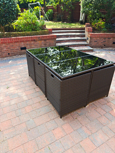 Deluxe piece rattan cube - deluxe,