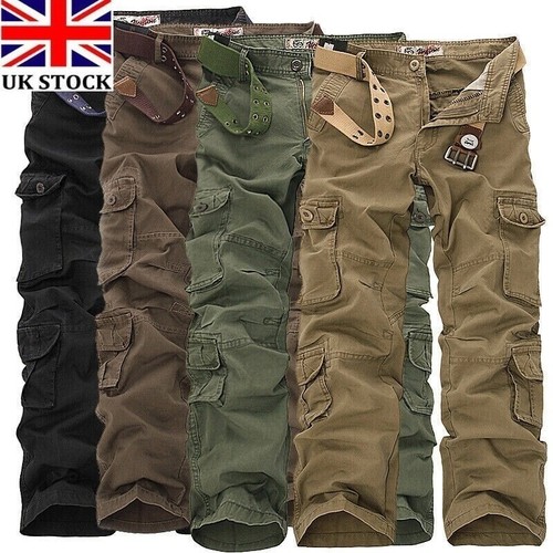 Cargo combat trousers mens - combat,