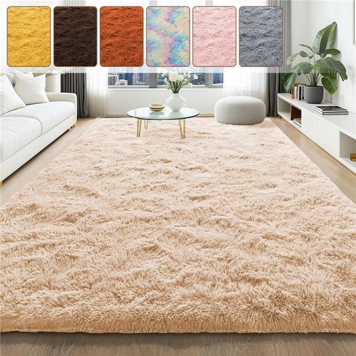 Fluffy rugs anti slip shaggy - anti,
