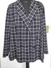 Boohoo Size 16 Black White