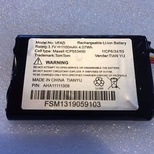 BATTERY FOR TOM TOM GO 6000 &