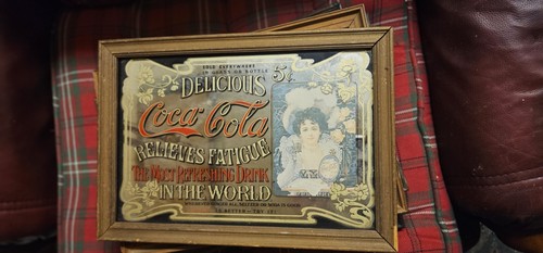 Coca cola advertising mirror - cola,