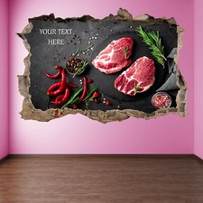 Butcher Shop Wall Art Stickers