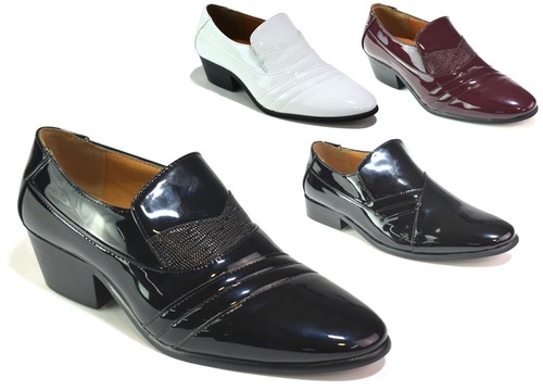 Mens cuban heel - cuban, shine