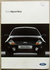 FORD SPORTKA Car Sales Brochure March 2003 #FA1444/2