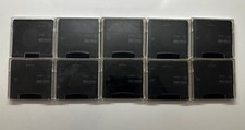 10 TDK Minidisc MD-RXG 74 Mins Recordable MD Black Minidisk Incl Slip Case MD74