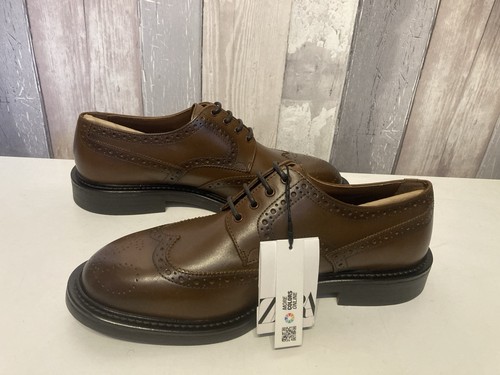 Zara men brown brogues - men's, shoes