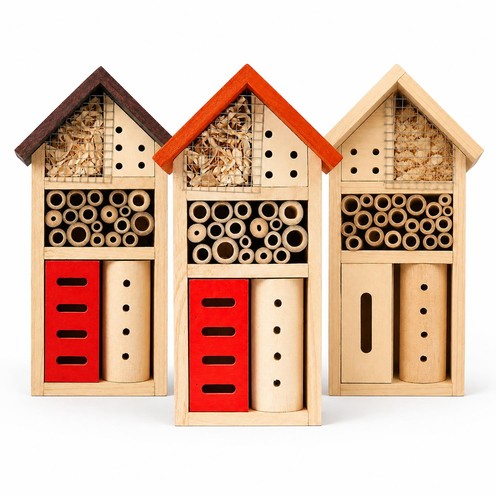 Wooden insect house garden bug - insect,