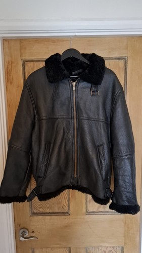 Vintage leather sheepskin - vintage,