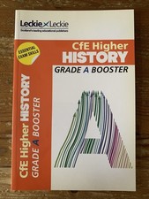 Leckie Higher History Grade A Booster for SQA Exams CfE. Excellent Condition.