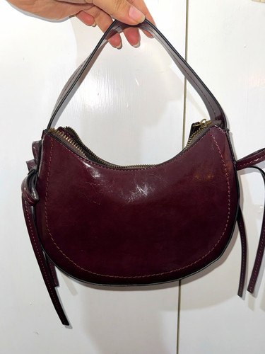 Asos design burgundy patent - burgundy,