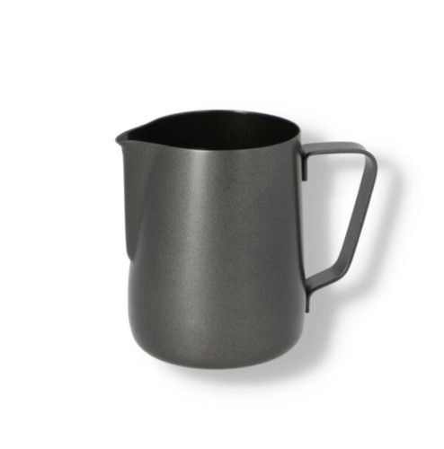 Matt black metal pitcher - black, jug
