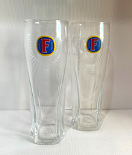 Fosters Lager Pint Glasses x 2