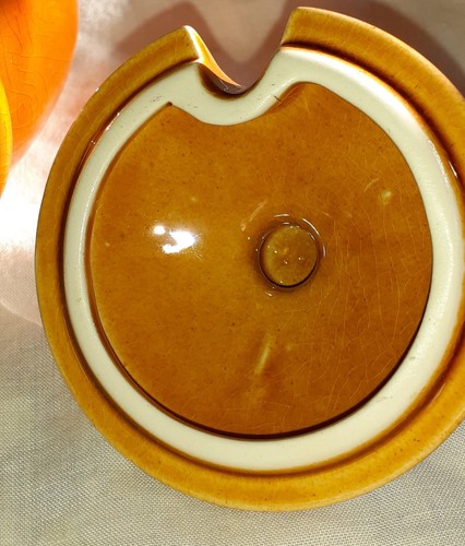 Crackle glazed honey - honey, pot