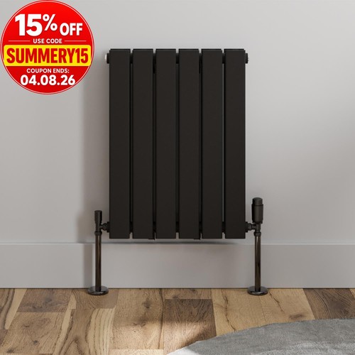 Black designer radiator - designer,