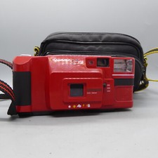 Hanimex 35 SF 35mm Film Point and Shoot Camera Red Tested