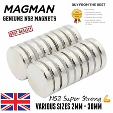 25 x Magnets Strongest N52 Magnet Strong Various Sizes DIY, Craft,Small Disc 