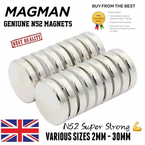 Strong neodymium fasteners 2mm - strong,