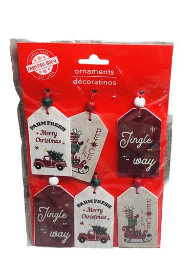 Christmas house ornaments - house,