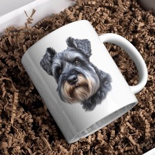 Cesky Terrier Dog 11oz White