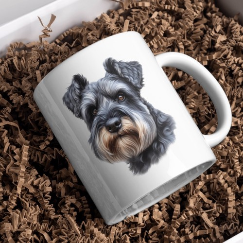 Cesky terrier dog - cesky, white