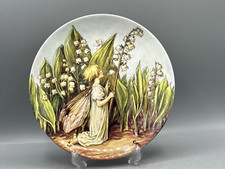 Wedgwood Lilly-of-the-valley Fairy Plate Flower Cicely Mary Barker  (#1110)