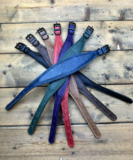 Soft Leather Greyhound Collar