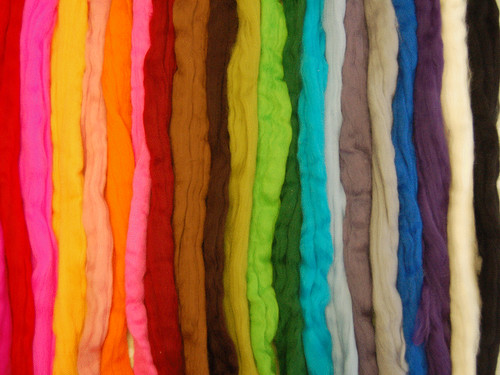 Merino wool roving tops 20 - wool,