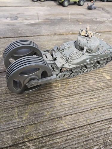 Sherman with mine clearing - sherman,