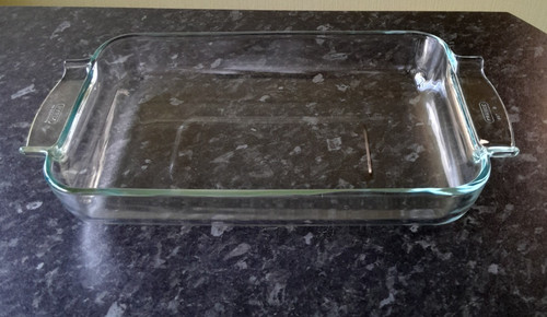 Vintage clear pyrex glass - vintage,