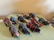 10 X Dinosaur Car Racing Toy Games ,Dino Racer Boys Toys Pull Back Vehicles