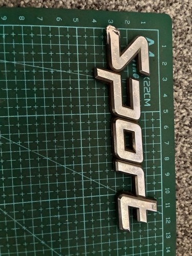 Mazda sport tailgate badge - mazda,