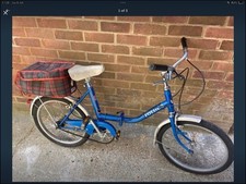 Small Adults Vintage 1986 Elswick Folder Folding Shopper Cycle 3 Speed