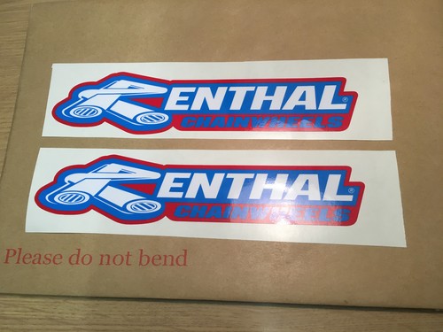 Renthal chainwheels vinyl - 2x,