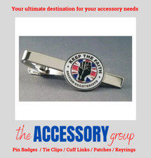 New Keep the Faith Lambretta Scooter MODS 2Tone Ska tie clip Enamel metal Tiepin
